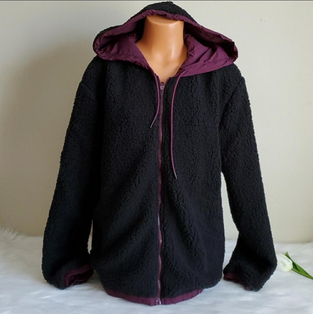 SHERPA LINED ANORAK PINK VICTORIA'S SECRET SIZE XS/S - Picture 3 of 4